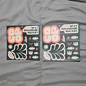 REI Lifetime Adventure Club stickers